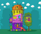 Stacked House Vector