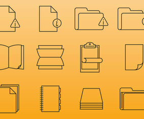 Paper Document Icons