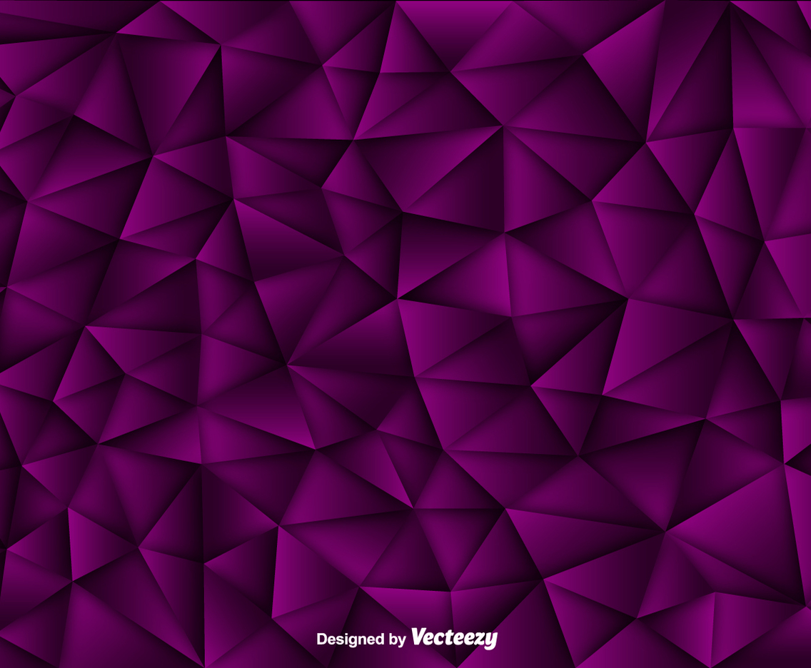 Vector Background Of Purple Polygons