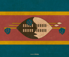 Grunge Flag of Swaziland