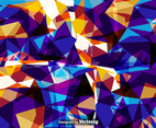 Vector Abstract Background With Colorful Polygons