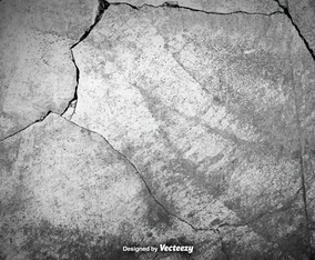 Vector Gray Cracked Concrete Texture