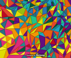 Vector Background With Colorful Polygons