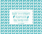Baby Footprint Seamless Pattern Background