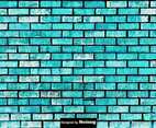 Abstract Grunge Blue Brick Wall Texture