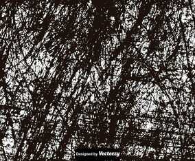 Vector Black Splatter Illustration