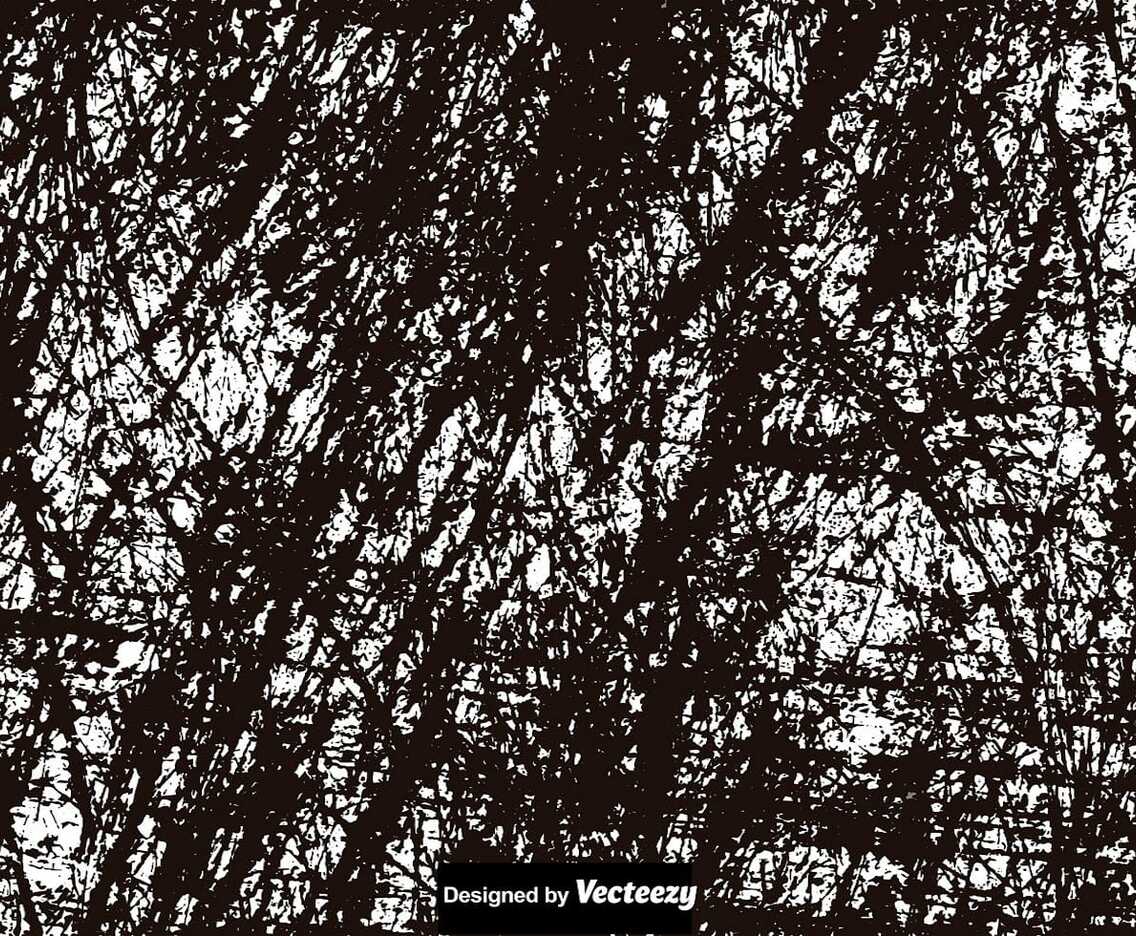 Vector Black Splatter Illustration