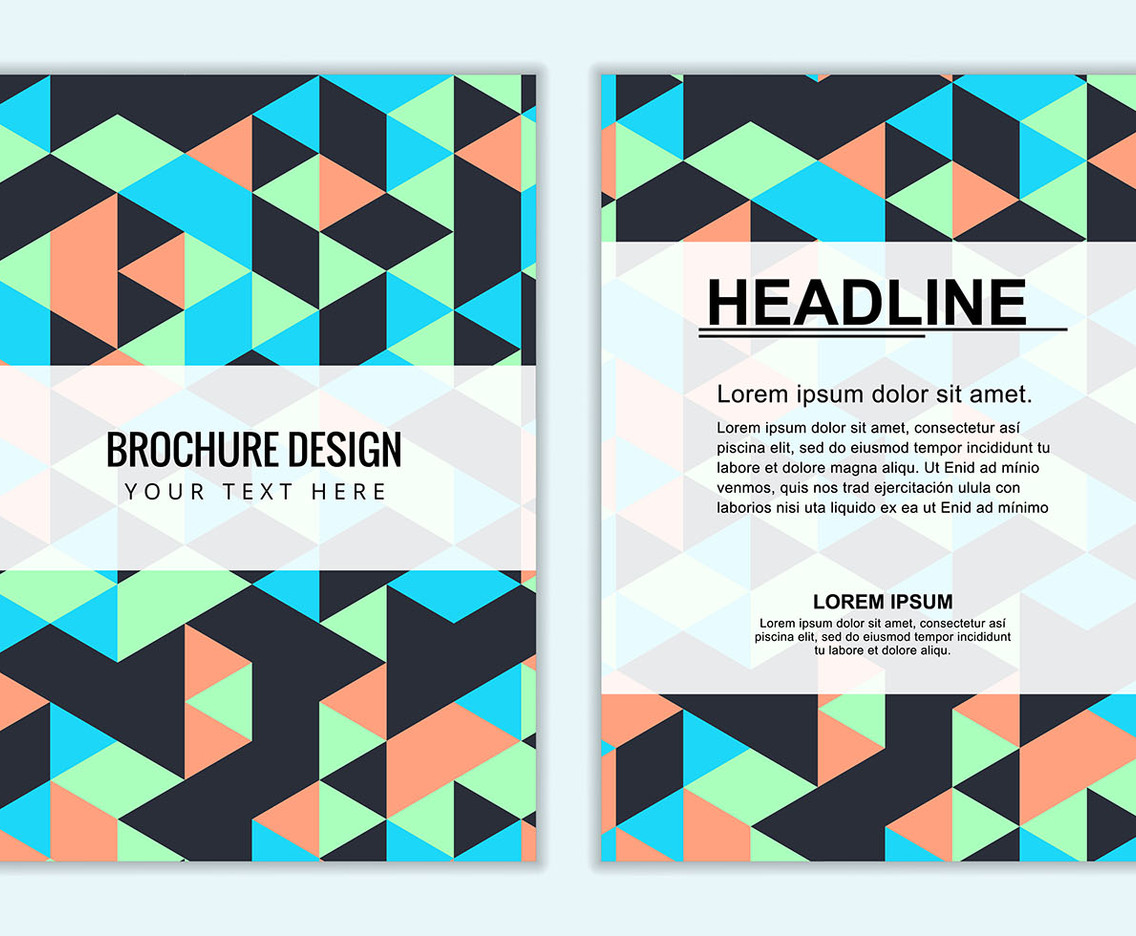 Free Vector Business brochure
