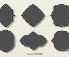 Simple Vector Gray Cartouches
