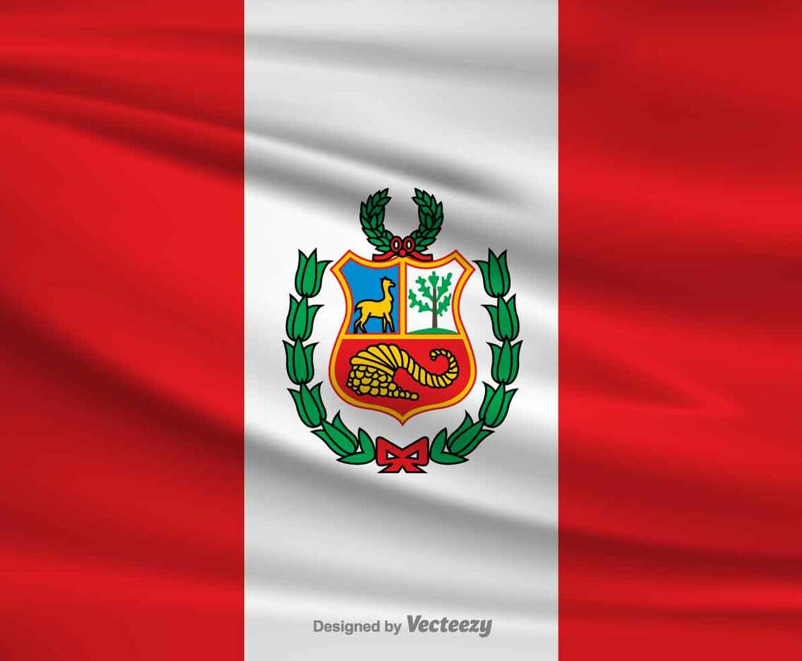 Vector Flag of Peru