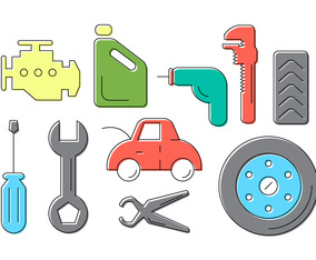 Car Service Icons
