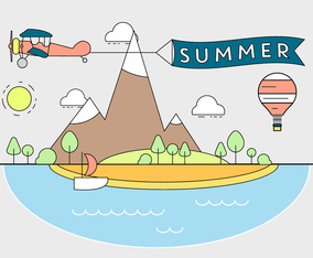 Free Summer Illustration