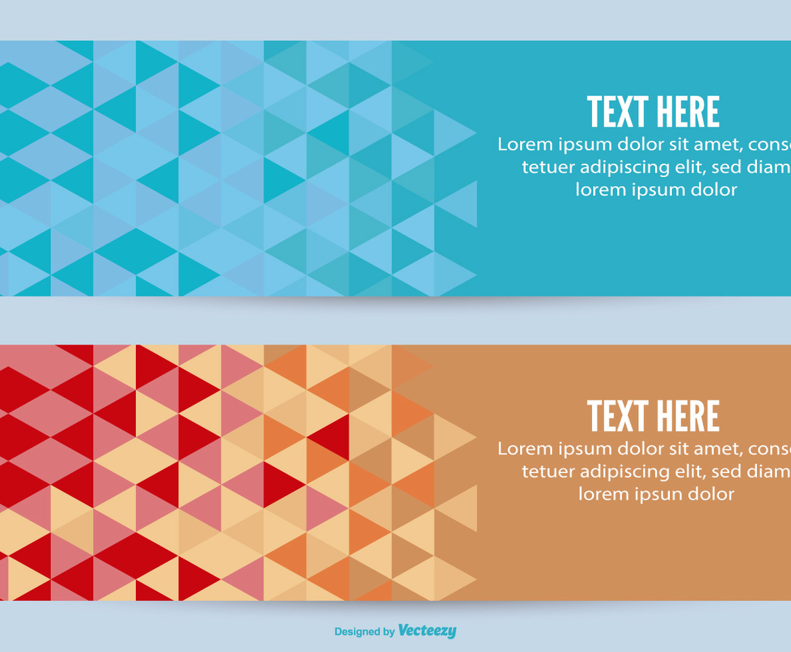 Abstract Vector Banners