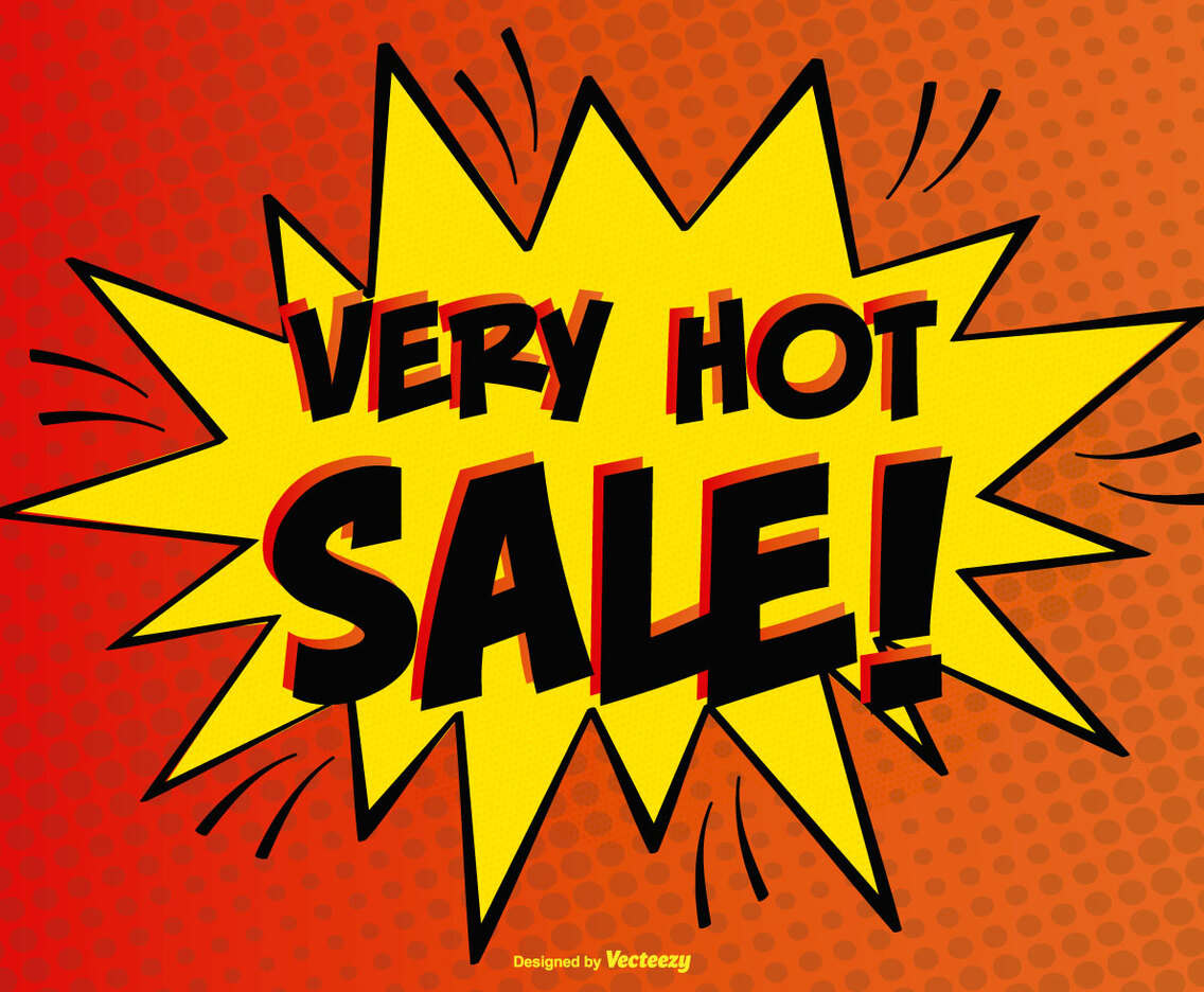 Comic Style Hot Sale Illustration