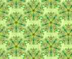 Green Vector Colorful Mandala Pattern