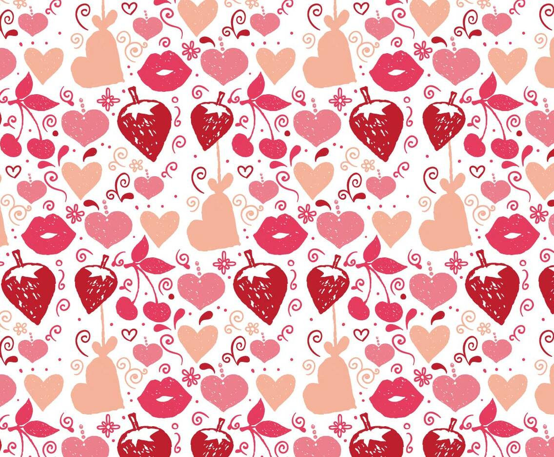 Free Vector Love Doodle Background