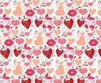 Free Vector Love Doodle Background