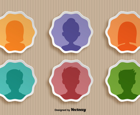 Vector Set Of Person Icons