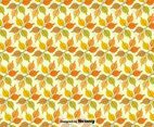 Vector Autumn Background With Maple Leaves