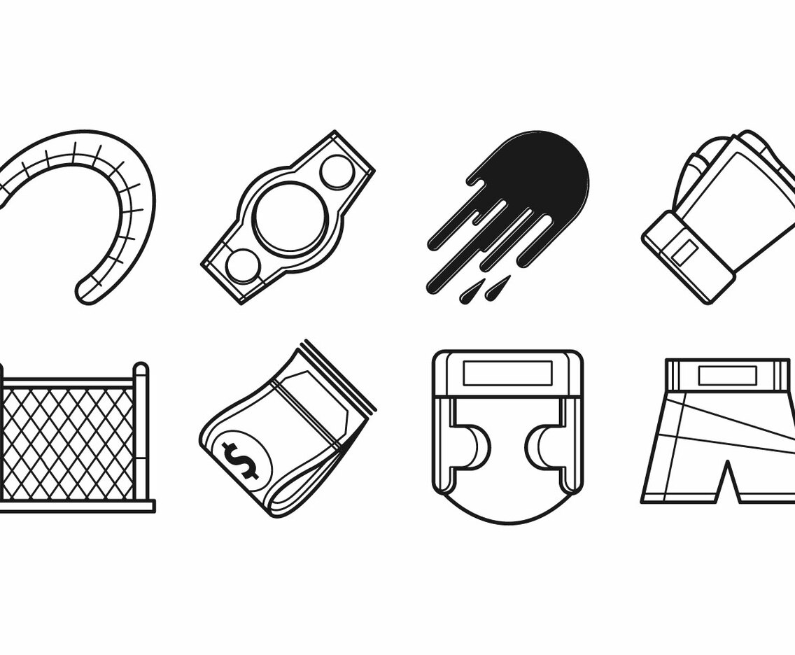 Free MMA Icon Vector