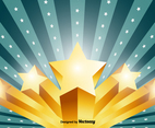 Vector 3D Stars Background