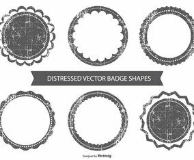 Grunge Vector Badges