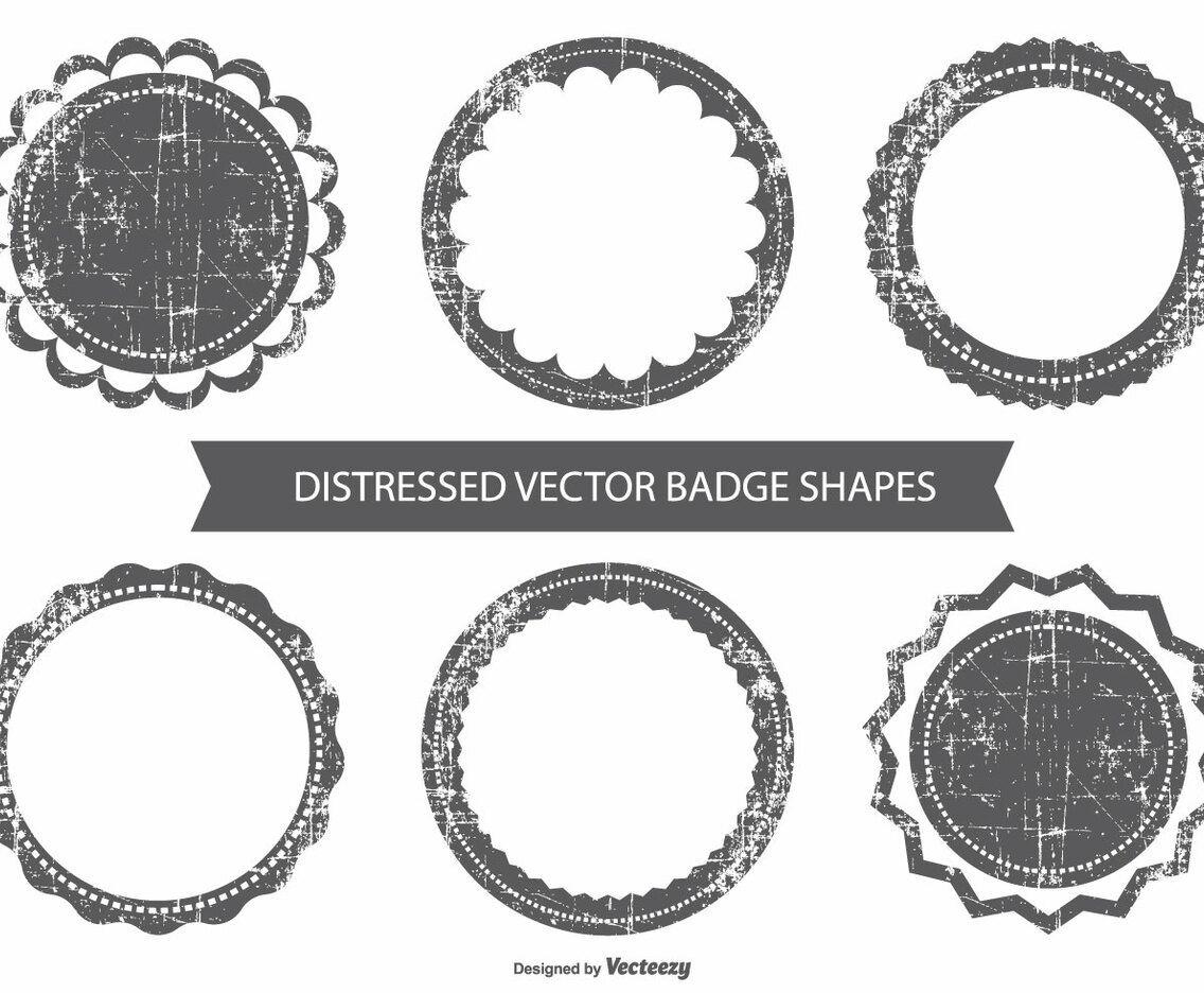 Grunge Vector Badges