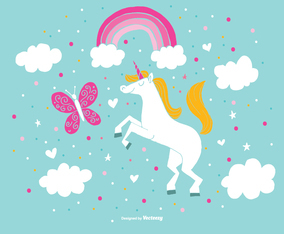 Adorable Unicorn Vectors
