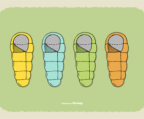 Sleeping Bag Vectors