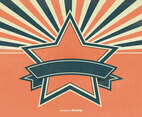 Blank Retro Sunburst Background