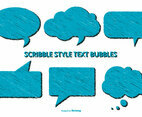 Scribble Style Speech Bubbles