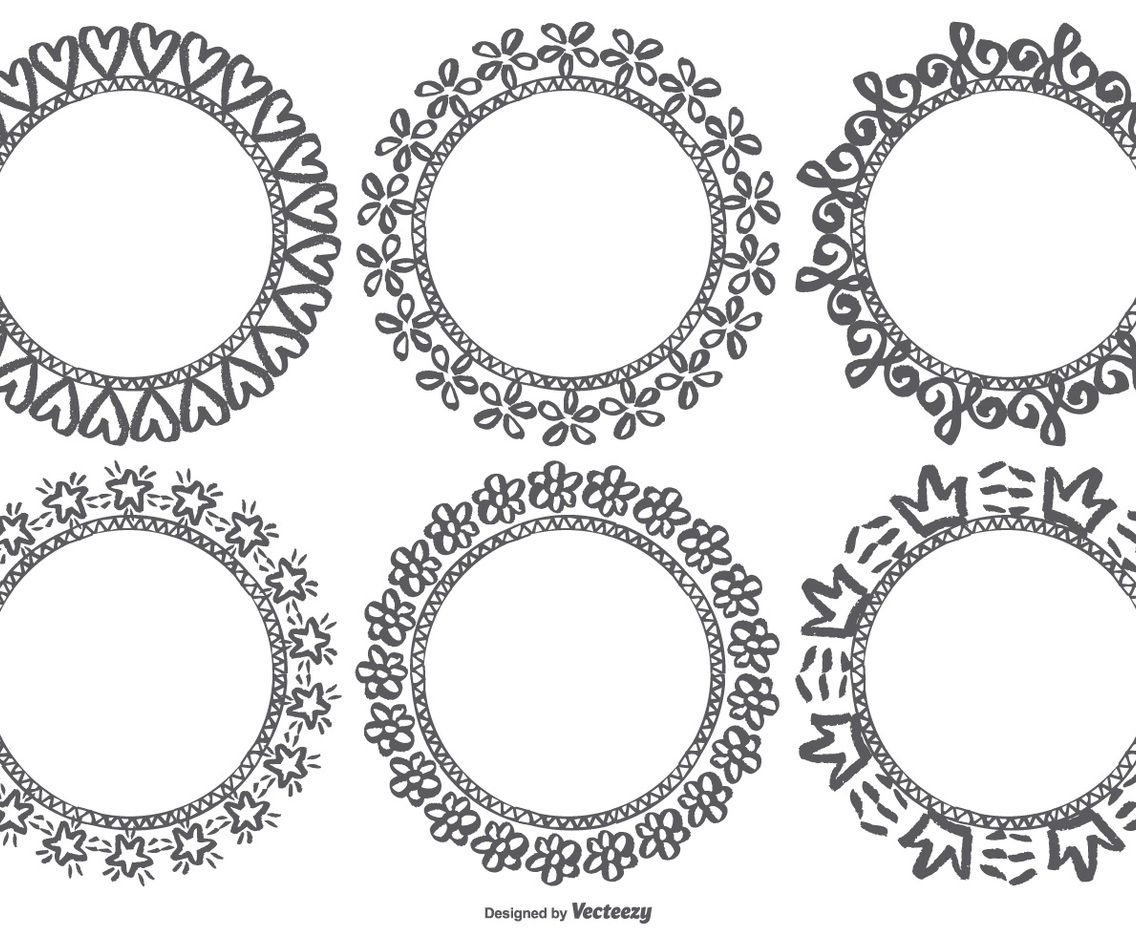 Hand Drawn Doodle Frames