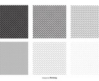 Seamless Polka Dot Vector Patterns