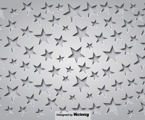 Gray Background With Stars And Shadows