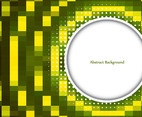 Free Vector Green Color Mosaic Background