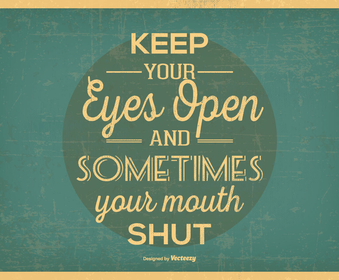 Typographic Vintage Poster