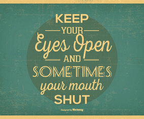 Typographic Vintage Poster