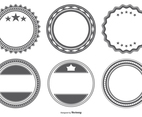 Blank Vector Badge Shapes