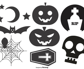 Halloween Vector Shapes