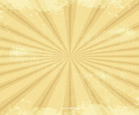 Retro Grunge Sunburst Background