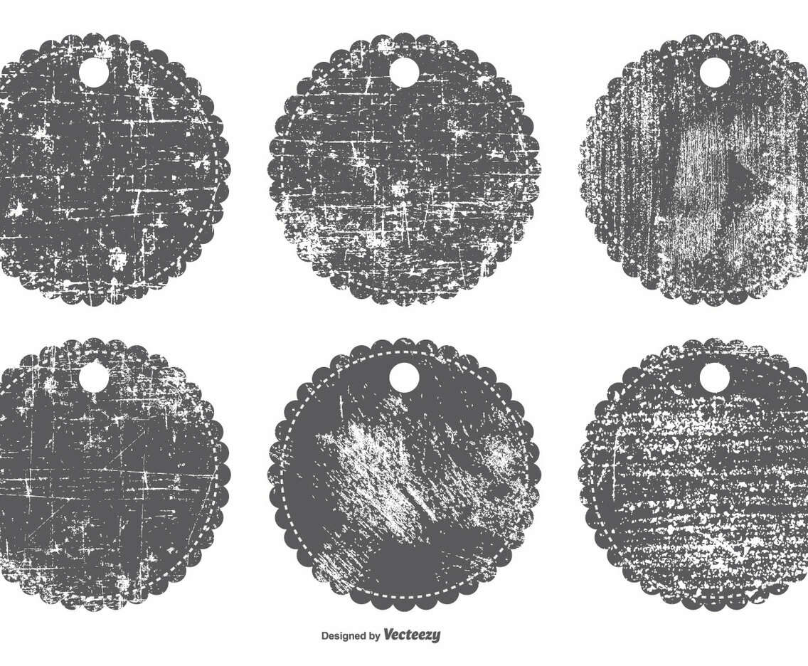 Grunge Label Set