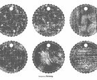 Grunge Label Set