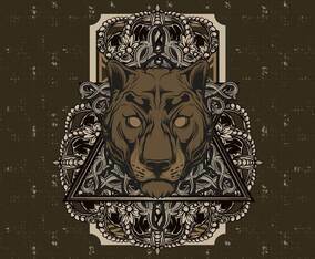 Vintage Panther Poster