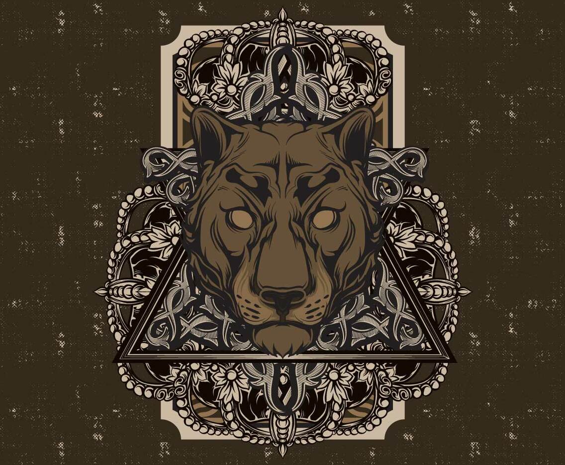 Vintage Panther Poster