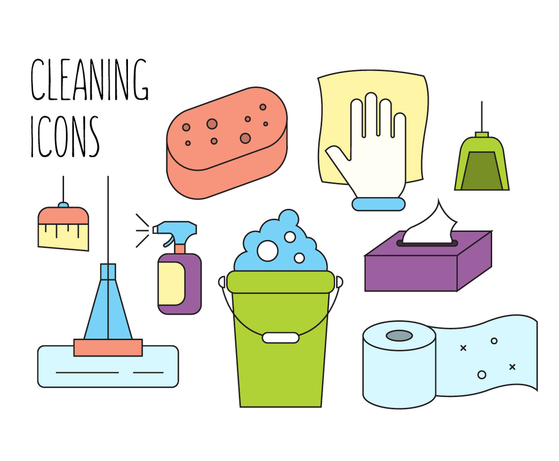 Free Cleaning Vector Icons