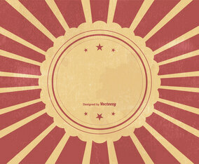Retro Sunburst Vcetor Background