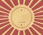 Retro Sunburst Vcetor Background