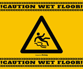 Wet Floor Caution Background