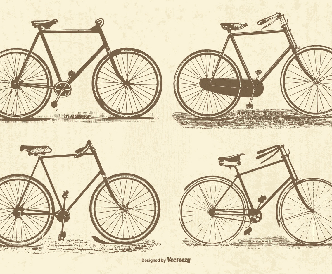 Vintage Vector Bicycles