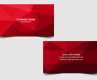 Free vector Polygon Business Card